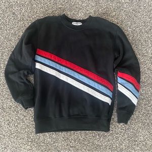 Sub_Urban Riot Retro Striped Sweatshirt